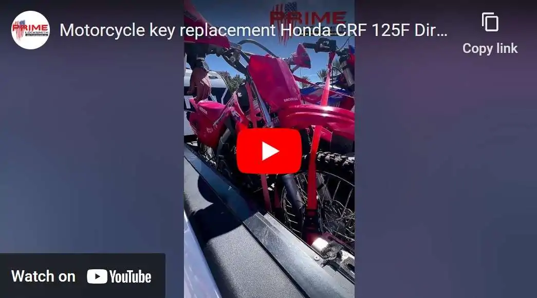 Honda Motorcycle Keys