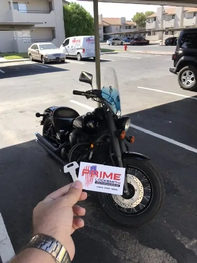 Locked Keys motorbike Las Vegas NV